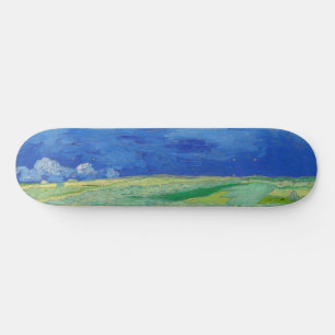 Vincent van Gogh - Wheatfields under Thunderclouds Skateboard