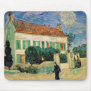Vincent van Gogh White House at Night, 1890 Mouse Pad