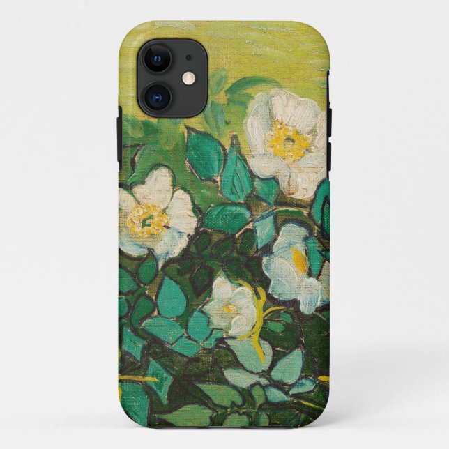 Vincent Van Gogh Wild Roses Fine Art Case-Mate iPhone Case (Back)