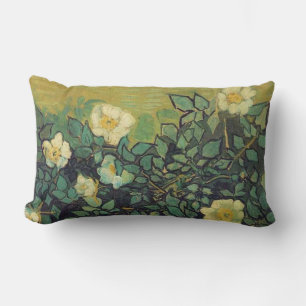 Vincent van Gogh,Wild Roses green pillow