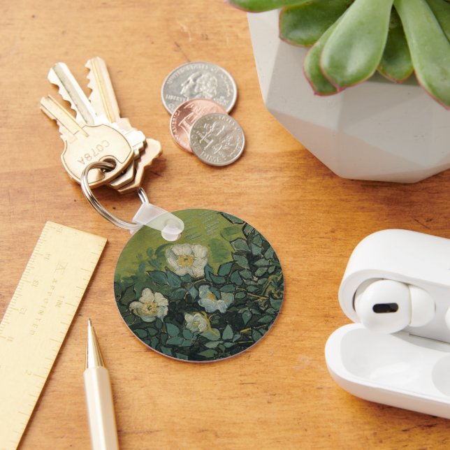 Vincent van Gogh - Wild Roses Keychain (Desk)