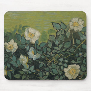 Vincent van Gogh - Wild Roses Mouse Pad
