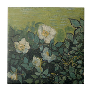 Vincent van Gogh - Wild Roses Tile
