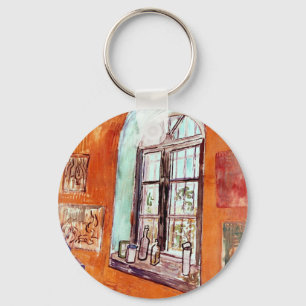 Vincent Van Gogh - Window Of Vincent's Studio Keychain