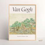 Vincent van Gogh Women Picking Olives Art Print<br><div class="desc">Explore the timeless beauty of Vincent van Gogh's masterpiece,  "Women Picking Olives, " with this exquisite art print. This iconic work by the Dutch post-impressionist artist captures the essence of rustic charm and artistry.</div>