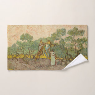 Vincent van Gogh - Women Picking Olives Bath Towel Set