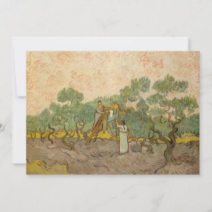 Vincent van Gogh - Women Picking Olives Invitation