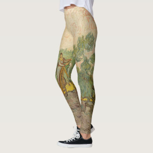 Vincent van Gogh - Women Picking Olives Leggings