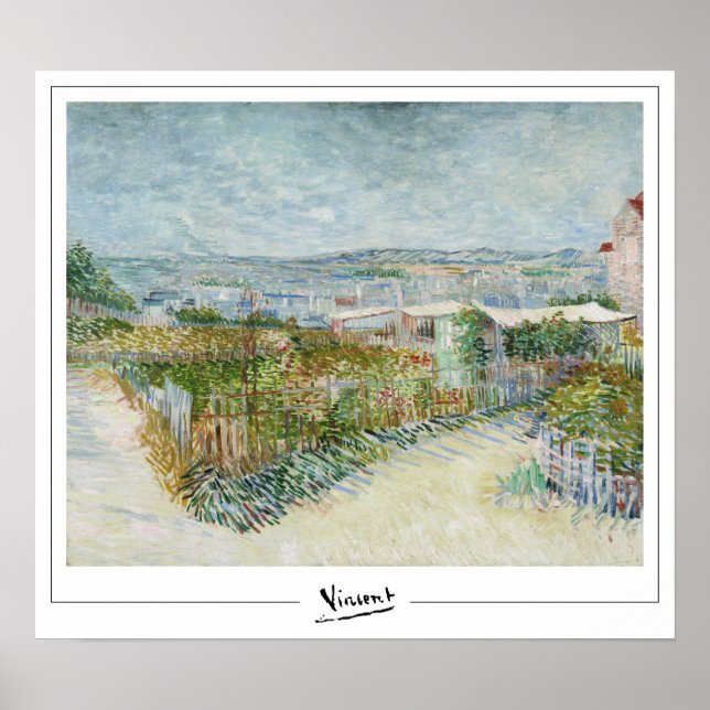 Vincent Van Gogh Zedign Art Poster #21-3 (Front)