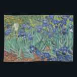 Vincent Van Gogh's Irises. Kitchen Towel<br><div class="desc">"Irises" is one of a series of paintings,  which Vincent Van Gogh produced,  while in the asylum of Saint Paul-de-Mausole asylum,  in Saint-Rémy-de-Provence,  France,  in the last prior to his death in 1890.
It is now housed in the J. Paul Getty Musuem,  Los Angeles,  United States.</div>