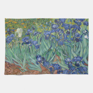 Vincent Van Gogh's Irises. Kitchen Towel