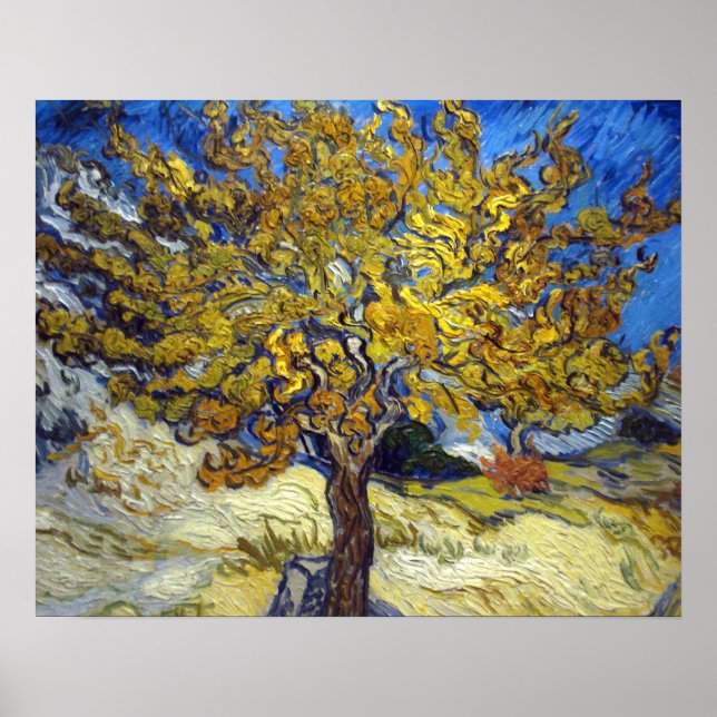 Vincent Van Gogh's Mulberry Tree Poster (Front)
