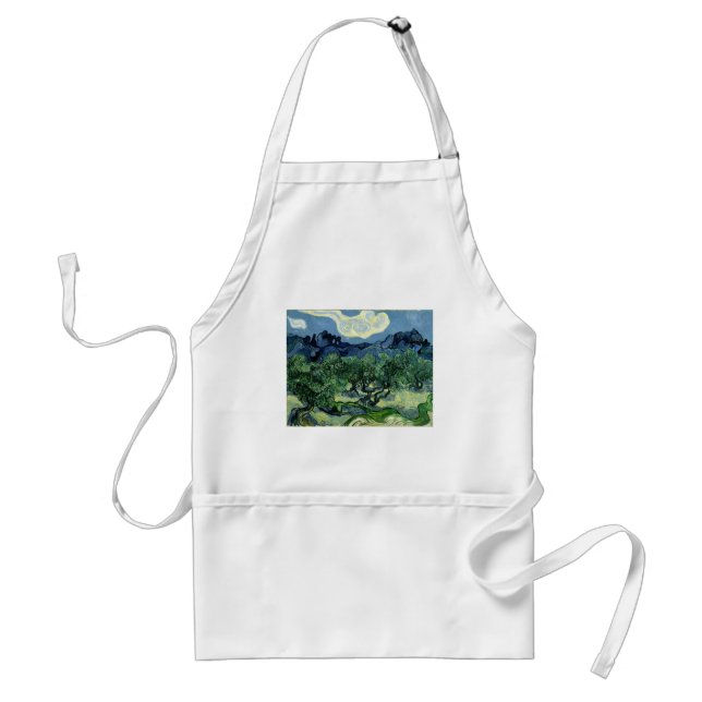 Vincent van Gogh's Olive Trees (1889) Standard Apron (Front)