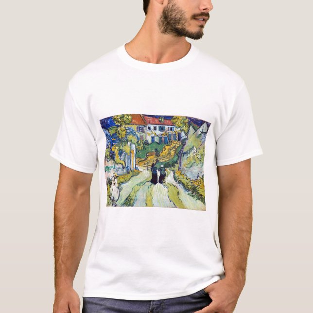 Vincent van Gogh's Stairway at Auvers (1890 T-Shirt (Front)