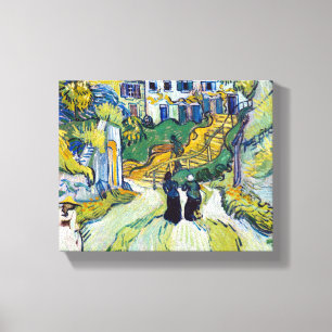 Vincent van Gogh's Stairway at Auvers  Canvas Print