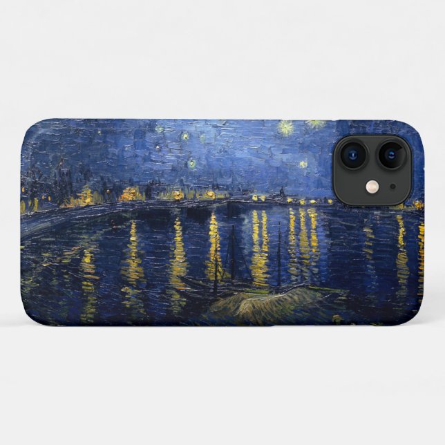 Vincent van Gogh's Starry Night Over the Rhone Case-Mate iPhone Case (Back (Horizontal))