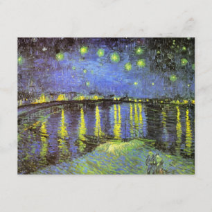 Vincent van Gogh's Starry Night Over the Rhone Invitation