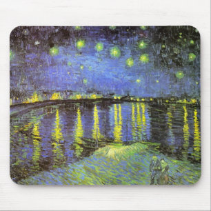 Vincent van Gogh's Starry Night Over the Rhone Mouse Pad
