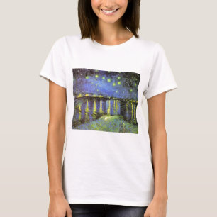 Vincent van Gogh's Starry Night Over the Rhone T-Shirt