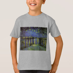 Vincent van Gogh's Starry Night Over the Rhone T-Shirt