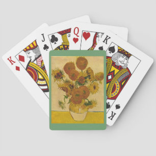 Vincent van Gogh's Sunflowers, 1878 Playing Cards