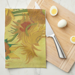 Vincent van Gogh's Sunflowers (1888) Kitchen Towel