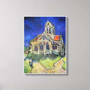 Vincent van Gogh's The Church at Auvers (1890) Canvas Print