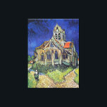Vincent van Gogh's The Church at Auvers Canvas Print<br><div class="desc">Vincent van Gogh's The Church at Auvers Canvas Print
Vincent van Gogh's The Church at Auvers (1890)</div>