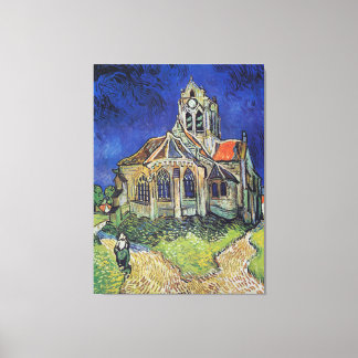 Vincent van Gogh's The Church at Auvers Canvas Print