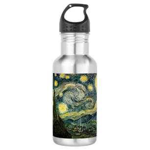 Vincent van Gogh's The Starry Night (1889) 532 Ml Water Bottle