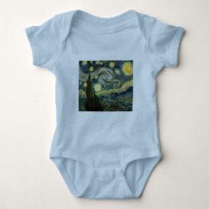 Vincent van Gogh's The Starry Night (1889) Baby Bodysuit