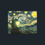 Vincent van Gogh's The Starry Night (1889) Canvas Print<br><div class="desc">A Classic 1889 Post Impressionist Painting, artwork that has passed into the public domain and makes wonderful gifts and other products. All of the Fine Art, Vintage Art, Classic Masterpieces, and other Antique Masterworks here at Masterpiece Gallery have been carefully edited and placed on products to provide the best possible...</div>