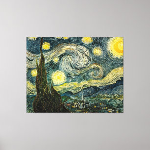 Vincent van Gogh's The Starry Night (1889) Canvas Print