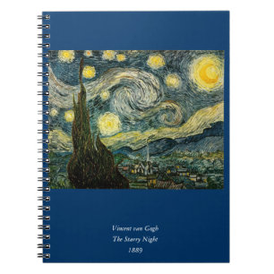 Vincent van Gogh's The Starry Night (1889) Notebook
