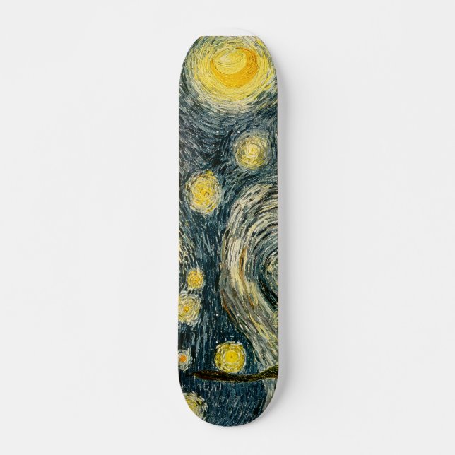 Vincent van Gogh's The Starry Night (1889) Skateboard (Front)