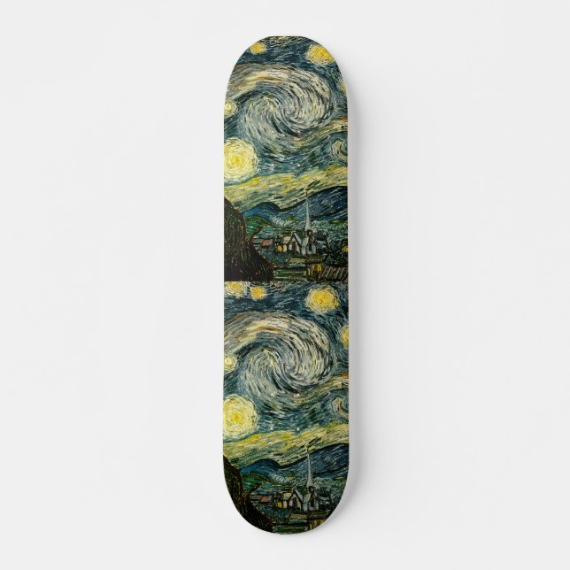 Vincent van Gogh's The Starry Night (1889) Skateboard (Front)