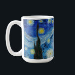 Vincent Van Gogh's The Starry Night Coffee Mug<br><div class="desc">Immerse yourself in the mesmerizing beauty of Vincent Van Gogh's The Starry Night with this high-quality reproduction art print. Own a piece of art history and let the brilliance of Van Gogh's masterpiece illuminate your surroundings.</div>