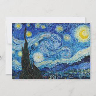 Vincent Van Gogh's The Starry Night Holiday Card