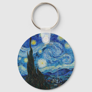 Vincent Van Gogh's The Starry Night Keychain
