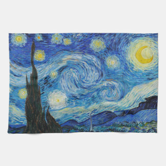 Vincent Van Gogh's The Starry Night Kitchen Towel