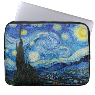 Vincent Van Gogh's The Starry Night Laptop Sleeve