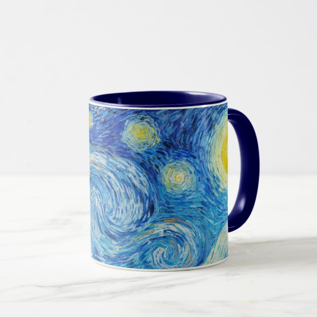 Vincent Van Gogh's The Starry Night Mug (Front Right)