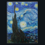 Vincent Van Gogh's The Starry Night Notebook<br><div class="desc">Immerse yourself in the mesmerizing beauty of Vincent Van Gogh's The Starry Night with this high-quality reproduction art print. Own a piece of art history and let the brilliance of Van Gogh's masterpiece illuminate your surroundings.</div>