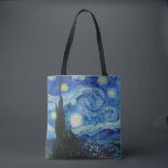 Vincent Van Gogh's The Starry Night Tote Bag<br><div class="desc">Immerse yourself in the mesmerizing beauty of Vincent Van Gogh's The Starry Night with this high-quality reproduction art print. Own a piece of art history and let the brilliance of Van Gogh's masterpiece illuminate your surroundings.</div>
