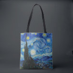 Vincent Van Gogh's The Starry Night Tote Bag<br><div class="desc">Immerse yourself in the mesmerizing beauty of Vincent Van Gogh's The Starry Night with this high-quality reproduction art print. Own a piece of art history and let the brilliance of Van Gogh's masterpiece illuminate your surroundings.</div>