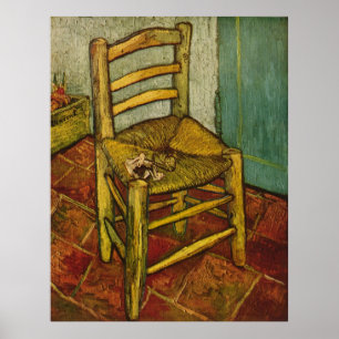 Vincent van Gogh's  "Van Gogh's Chair" (1889) Poster