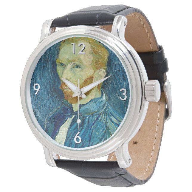 Vincent van Gough Self Portrait Watch (Angled)