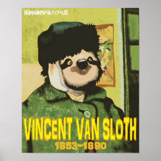 Vincent Van Sloth Print
