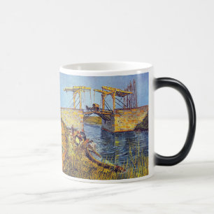 Vincent Willem van Gogh, Langlois Bridge at Arles Magic Mug