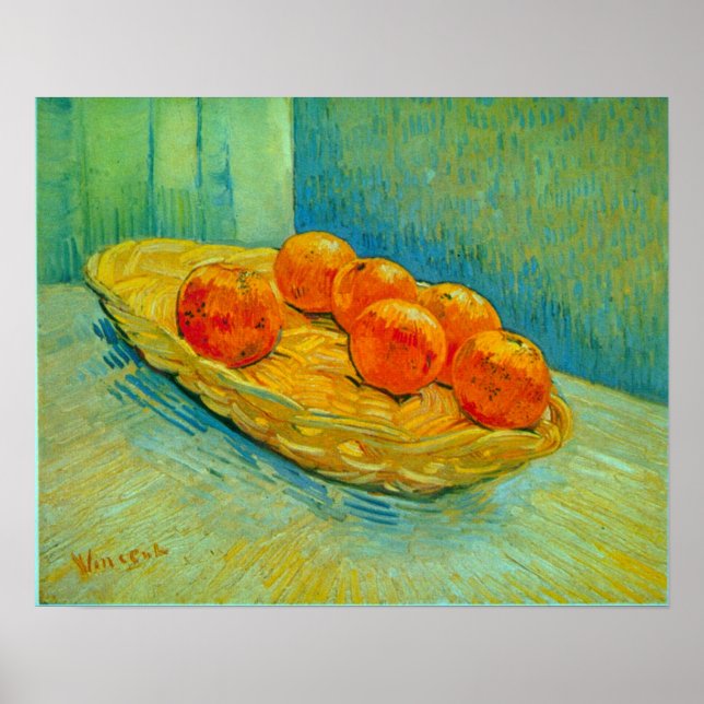 Vincent Willem van Gogh - Six Oranges Poster (Front)